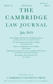 Cambridge-law-journal - доступно в университете